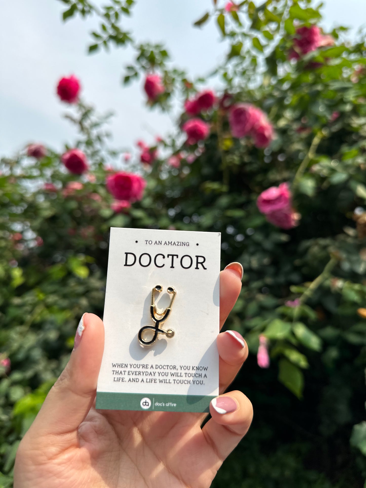 Stethoscope Enamel Pin