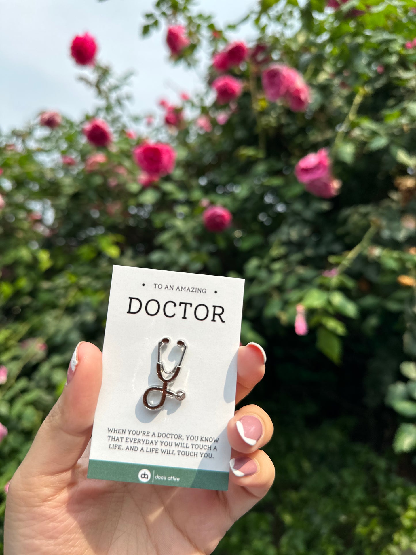 Stethoscope Enamel Pin