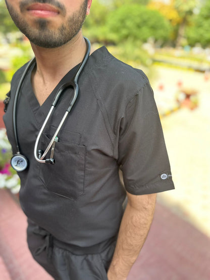 Male Black Scrubs