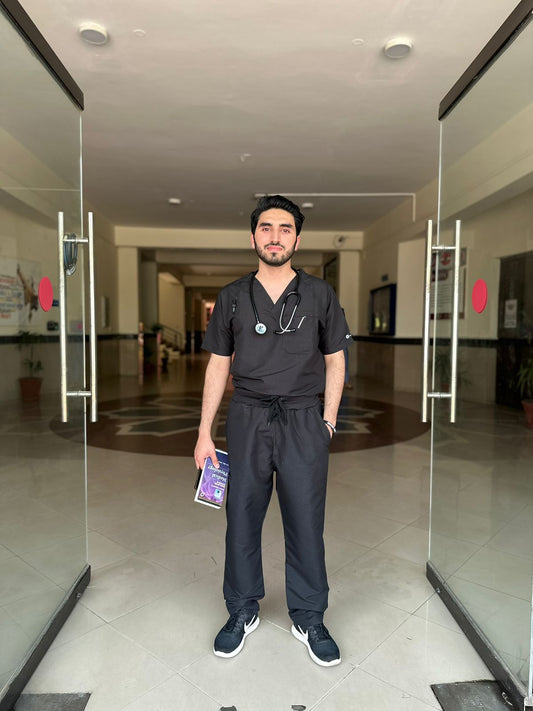 Male Black Scrubs