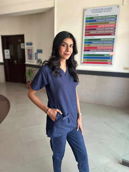 Female Navy Blue Scrubs