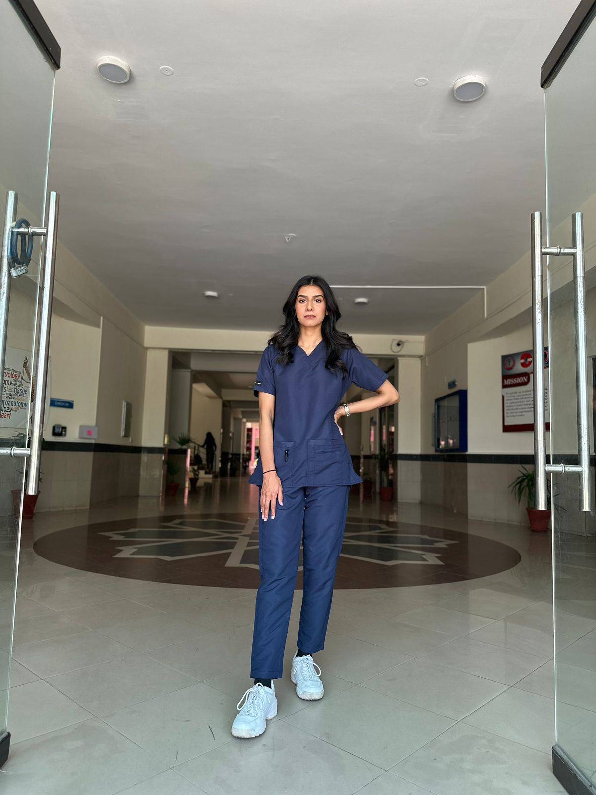 Female Navy Blue Scrubs