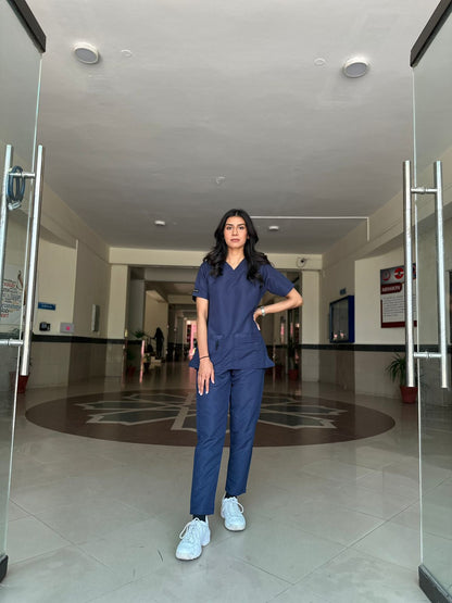 Female Navy Blue Scrubs